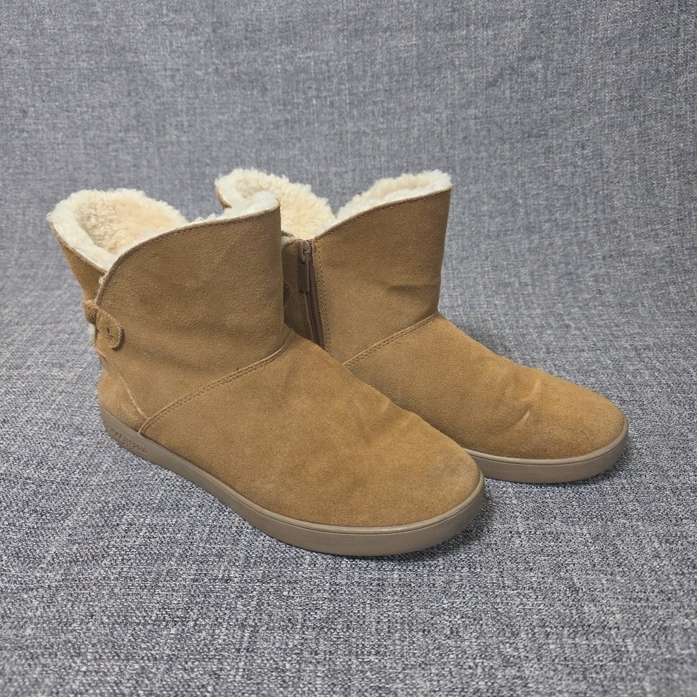 Koolaburra by UGG Boots Womens Size 8 Chestnut Suede Shearling‎ Winter 1019362